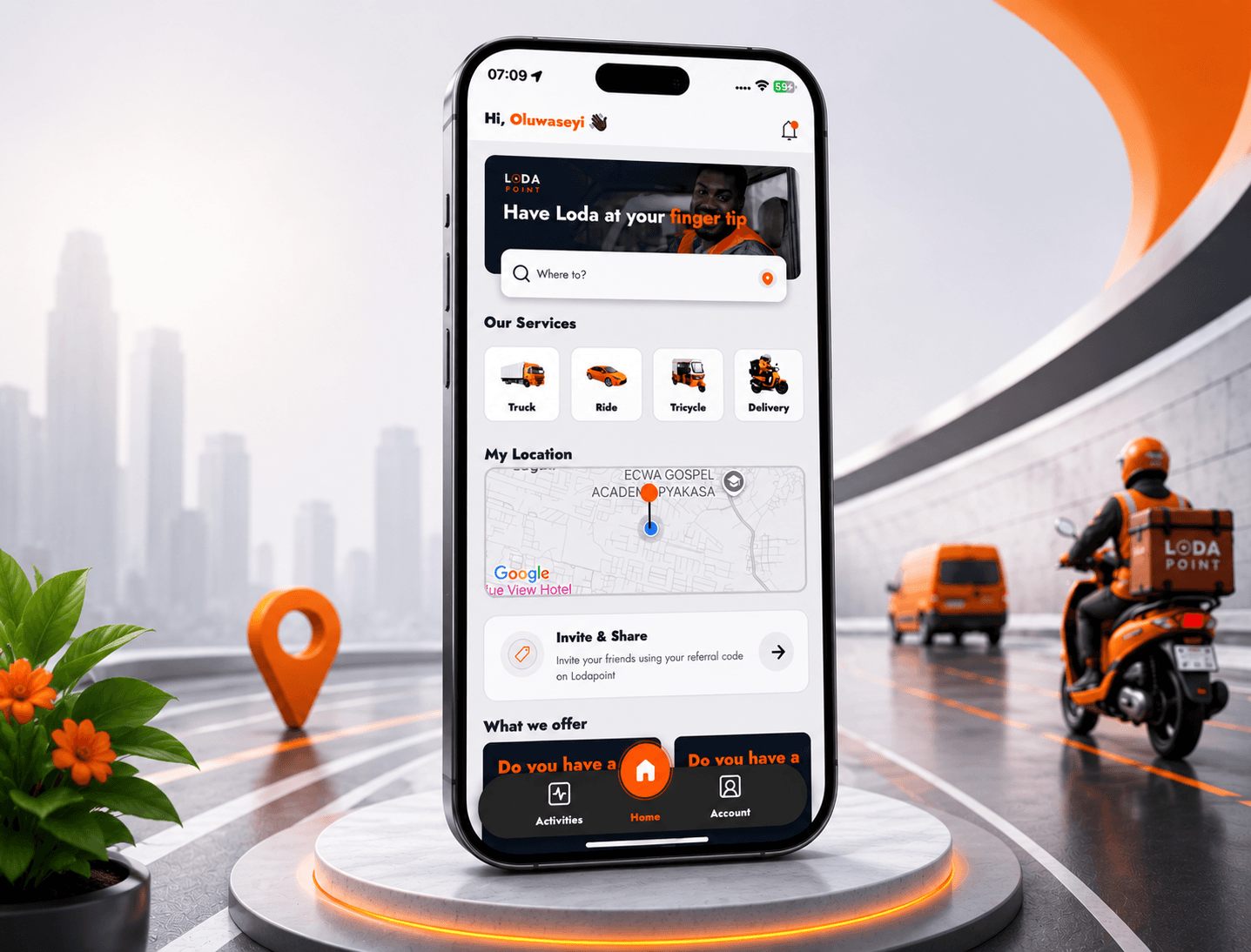 Lodapoint App project cover